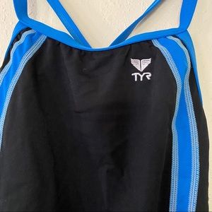 BOGO SWIM TYR 30 Swimsuit Racer back black blue